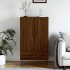 Aparador alto madera de ingeniería roble marrón 69,5x31x115