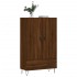 Aparador alto madera de ingeniería roble marrón 69,5x31x115