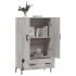 Aparador alto madera de ingeniería gris Sonoma 69,5x31x115