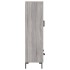 Aparador alto madera de ingeniería gris Sonoma 69,5x31x115
