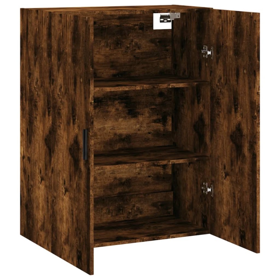 Armario de pared roble ahumado 69,5x34x90