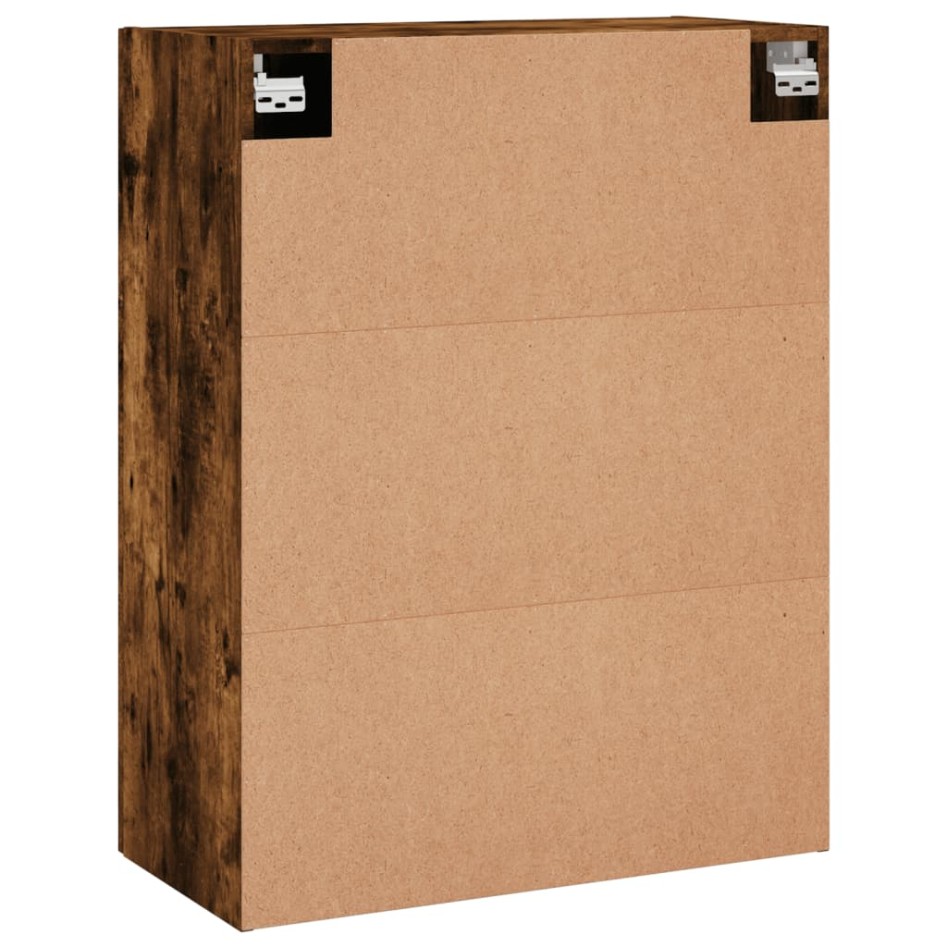 Armario de pared roble ahumado 69,5x34x90