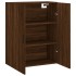 Armario de pared marrón roble 69,5x34x90