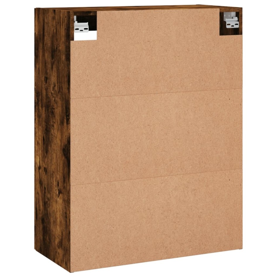 Armario de pared roble ahumado 69,5x34x90