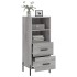 Aparador madera de ingeniería gris Sonoma 34,5x34x90