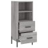Aparador madera de ingeniería gris Sonoma 34,5x34x90