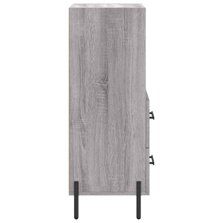Aparador madera de ingeniería gris Sonoma 34,5x34x90