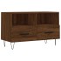 Mueble para TV madera contrachapada roble marrón 80x36x50