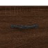 Mueble para TV madera contrachapada roble marrón 80x36x50