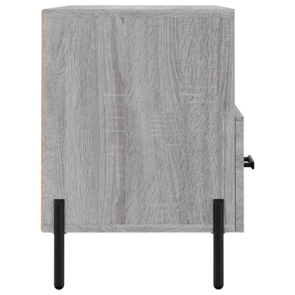 Mueble de TV madera de ingeniería gris Sonoma 80x36x50