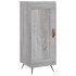 Aparador alto madera contrachapada gris Sonoma 34,5x34x180