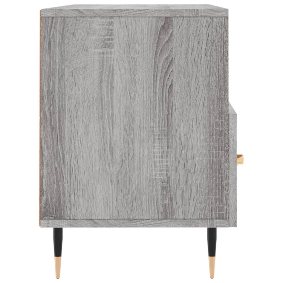 Mueble de TV madera de ingeniería gris Sonoma 102x36x50