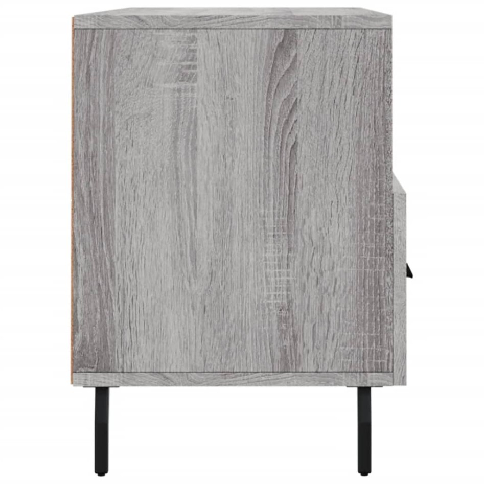 Mueble de TV madera de ingeniería gris Sonoma 102x36x50