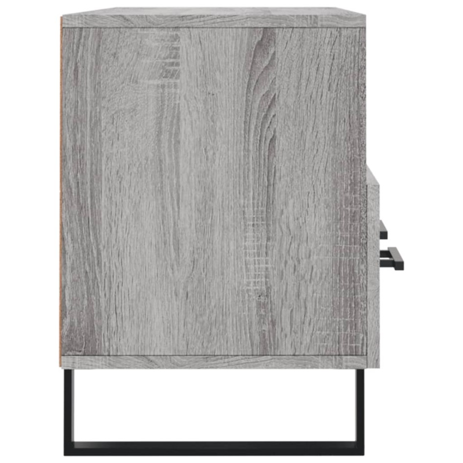Mueble de TV madera de ingeniería gris Sonoma 102x36x50