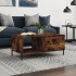 Mesa de centro madera contrachapada roble ahumado 90x50x40