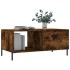 Mesa de centro madera contrachapada roble ahumado 90x50x40