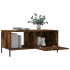 Mesa de centro madera contrachapada roble ahumado 90x50x40