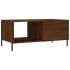 Mesa de centro madera contrachapada roble marrón 90x50x40