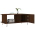 Mesa de centro madera contrachapada roble marrón 90x50x40