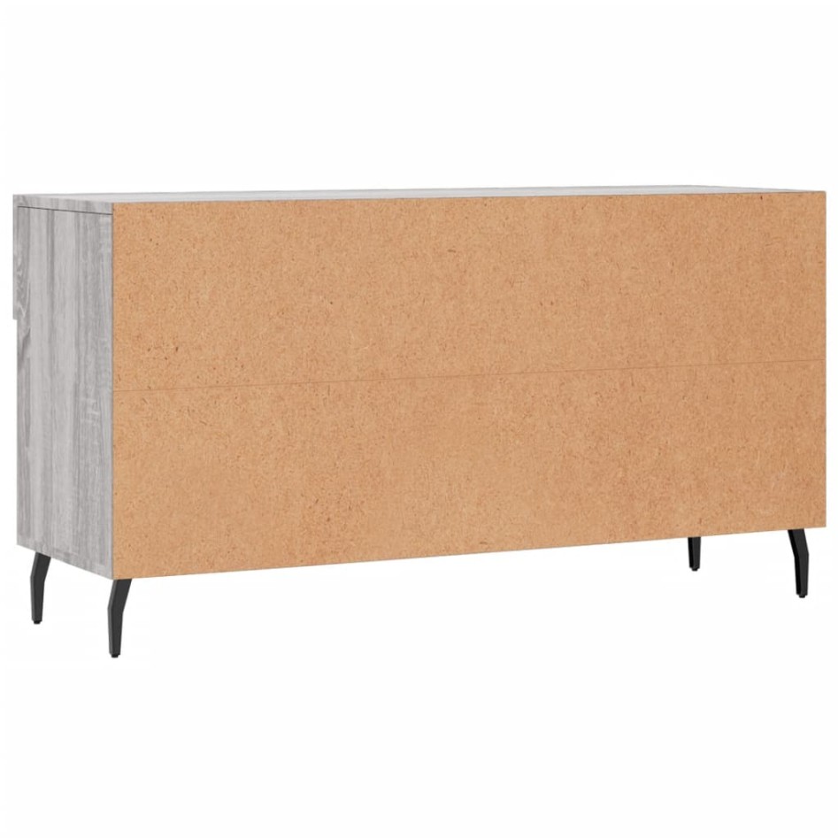 Banco zapatero madera de ingeniería gris Sonoma 102x35x55