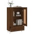 Aparador alto madera de ingeniería roble marrón 69,5x31x115