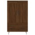 Aparador alto madera de ingeniería roble marrón 69,5x31x115