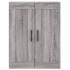 Armario de pared madera ingeniería gris Sonoma 69,5x34x90