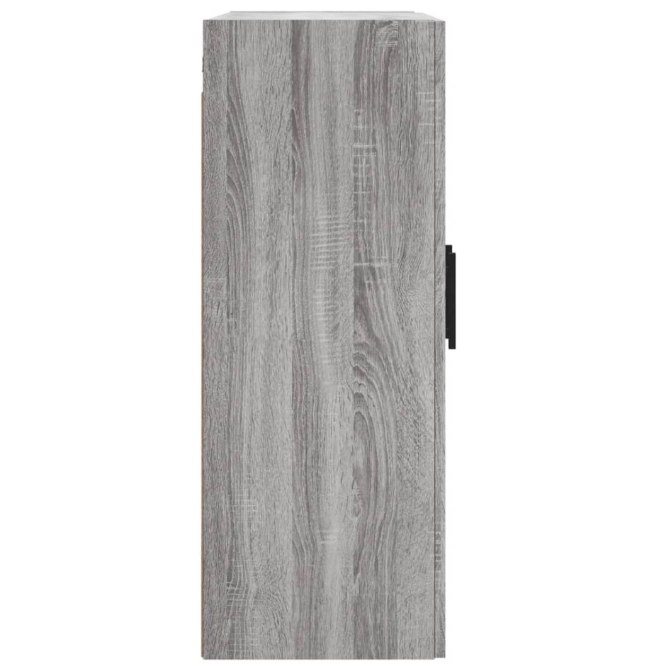 Armario de pared madera ingeniería gris Sonoma 69,5x34x90