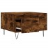 Mesa de centro madera contrachapada roble ahumado 55x55x36,5