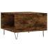 Mesa de centro madera contrachapada roble ahumado 55x55x36,5