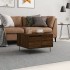 Mesa de centro madera contrachapada roble marrón 55x55x36,5