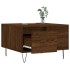 Mesa de centro madera contrachapada roble marrón 55x55x36,5