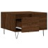 Mesa de centro madera contrachapada roble marrón 55x55x36,5