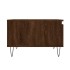 Mesa de centro madera contrachapada roble marrón 55x55x36,5