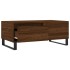 Mesa de centro madera contrachapada marrón roble 90x50x36,5