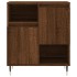 Aparador madera contrachapada marrón roble 60x35x70