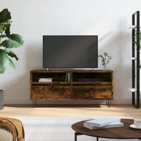 Mueble de TV madera contrachapada roble ahumado