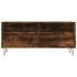 Mueble de TV madera contrachapada roble ahumado