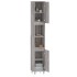 Armario de baño madera contrachapada gris Sonoma 30x30x190