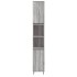 Armario de baño madera contrachapada gris Sonoma 30x30x190
