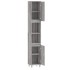 Armario de baño madera contrachapada gris Sonoma 30x30x190