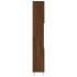 Armario de baño madera contrachapada roble marrón 30x30x190