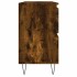 Mueble de baño madera de ingeniería roble ahumado 80x33x60