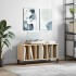 Mueble discos madera contrachapada roble Sonoma 100x38x48