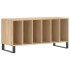 Mueble discos madera contrachapada roble Sonoma 100x38x48