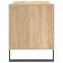 Mueble discos madera contrachapada roble Sonoma 100x38x48