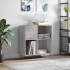 Mueble discos madera contrachapada gris Sonoma 84,5x38x89