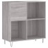 Mueble discos madera contrachapada gris Sonoma 84,5x38x89