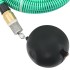 Manguera de succión con conectores de latón PVC verde 29 mm