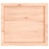 Tablero de mesa madera maciza borde natural 60x50x(2-6)